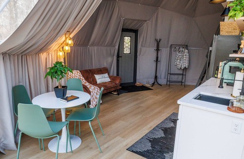 Millersburg Cabina | Sycamore Dome - Unique Glampsite w/Chicken Coop