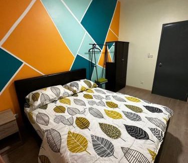 Kampung Rawa Apartamento | SYG9 Kita Impian Cybersouth Homestay 3 Bilik Tidur with Swimming Pool
