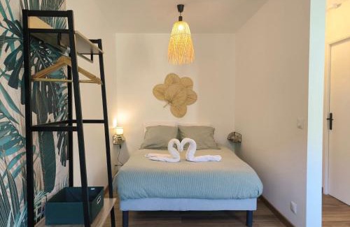 Sault-Brenaz Apartamento | T1 accès direct via rhôna - clim -local vélo - Cnpe