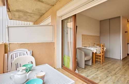 Barbotan-les-Thermes Apartamento | T1 bis con WiFi, terraza, cerca de Termas