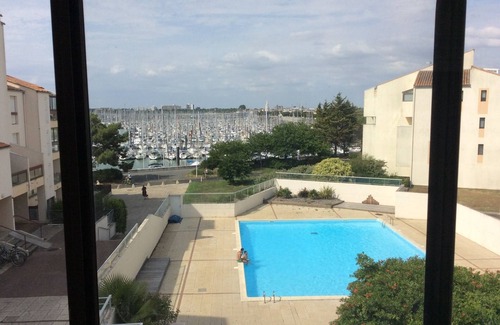 La Rochelle Apartamento | T1bis vista de la Marina y Piscina