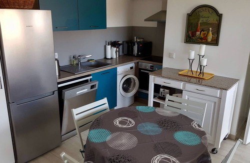 Port-Vendres Apartamento | T2 de 54 m2 en el 2 ° piso 2/4 pers 1 habitación wifi aire acondicionado estacionamiento ascensor