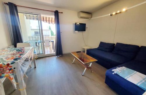 Les Sablettes Apartamento | T2 climatisé dans résidence avec piscine, tout à pied