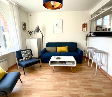 Dinard Apartamento | T2 de Charme dans Villa Typique, Proche de la Mer