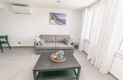 Bonneveine Apartamento | T2 Rénové Neuf, Proche Plage, Parking, Clim, Wifi