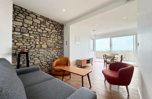 Saint-Pierre-Quiberon Apartamento | T2 rénové Terrasse & Vue mer 180 et charme