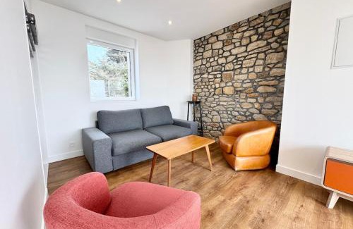 Saint-Pierre-Quiberon Apartamento | T2 rénové Terrasse & Vue mer 180 et charme