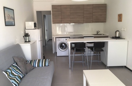 Port-la-Nouvelle Casa | T2 con patio, a 100 metros de la playa. Zona tranquila y cerca de las tiendas (clasificados 3 *)