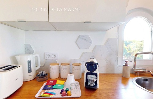 Le Port sous la Lune Apartamento | T3 apartment overlooking the Marne in Nogent sur Marne near Paris & Disney