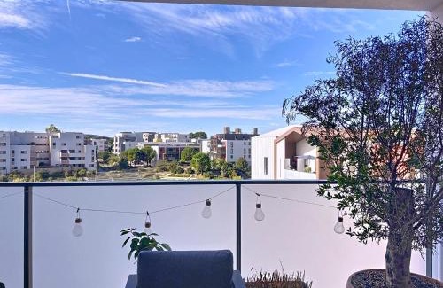 Saint-Jean-de-Vedas Apartamento | T3 avec loggia, Clim et parking - Proche Montpellier