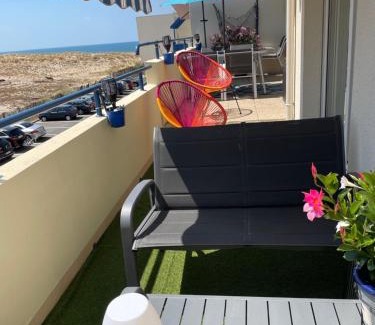 Lacanau-Ocean Apartamento | T3 FRONT DE MER LACANAU OCEAN - 22m2 TERRASSE -2 PISCINES -WIFI-PARKING