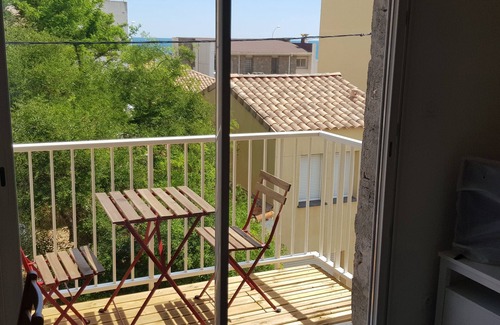 Valras-Plage Apartamento | T3 renovated valras beach, sea view