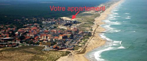Lacanau-Ocean Apartamento | T3 - TERRASSE 30 m2 VUE OCEAN, 2 CHAMBRES, parking privatif et piscine en été