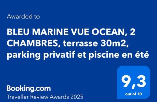 Lacanau-Ocean Apartamento | T3 - TERRASSE 30 m2 VUE OCEAN, 2 CHAMBRES, parking privatif et piscine en été