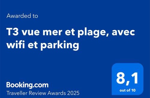 Saint-Pierre-la-Mer Casa | T3 vue mer et plage, avec wifi et parking