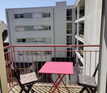Saint-Nazaire Apartamento | T4 coeur de ville, à deux pas de la plage - 3 chambres