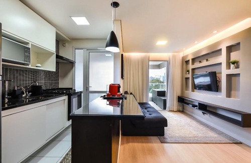 Santo Amaro Apartamento | TA4 Studio c/Conforto Próx. Transamérica Expo