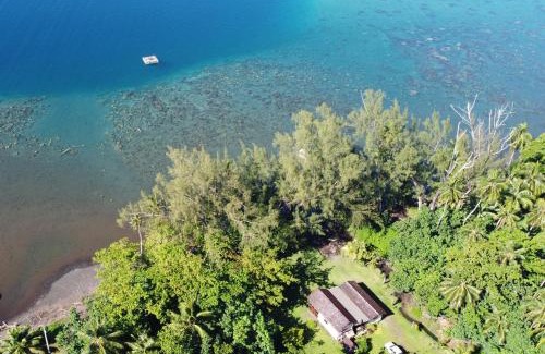 Teahupo'o Casa | tahiti-bungalow at Teahupoo: beachfront with pountoon and mini pool