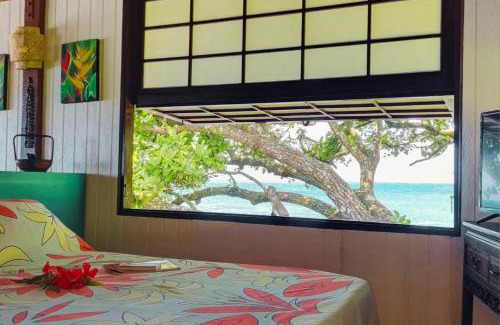 Hitiaa Chalet De Esquí | TAHITI Tamanu House - Séjour Bord de mer, Plage privée, TV, Wifi, Hôte Polynésienne