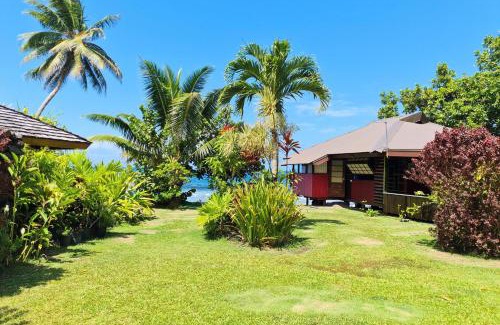 Hitiaa Chalet De Esquí | TAHITI Tamanu House - Séjour Bord de mer, Plage privée, TV, Wifi, Hôte Polynésienne