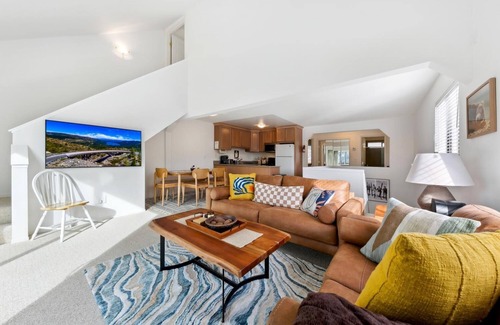 Tahoe Village Casa | Tahoe townhome with panoramic views, trails, parking, Heavenly access,