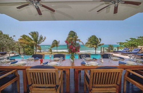 Silver Sands Villa | FRENTE AL MAR! Bienvenido familia! ¡PERSONAL ASIGNADO! ¡PISCINA INFINITA! SEGURIDAD Tallawah Villa 7
