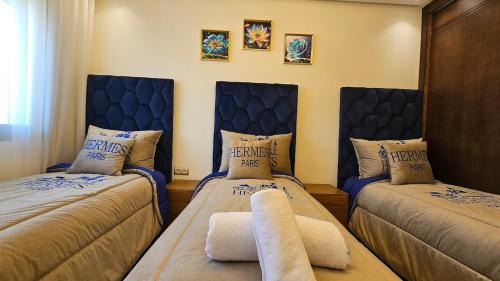 Quartier Mozart Apartamento | Tanger City Center Luxury 2BR AC WiFi Garage