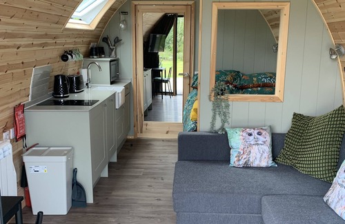 Oban Cabina | Tawny Owl Pod with Hot Tub