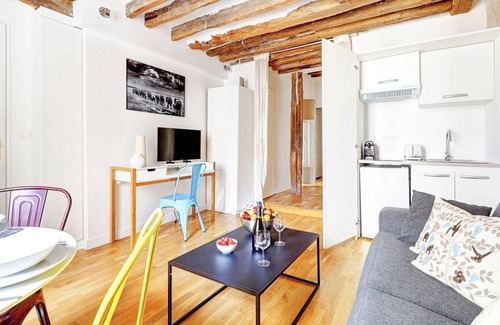 Arts-et-Metiers Apartamento | TBS 281 - Cosy apartment / terrace Marais district