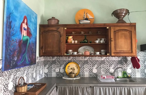 Telendos Cabaña | Telendos country house is artistic , traditional, near the sea for relaxation.
