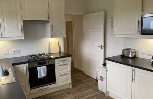 Coldingham Cabaña | Templehall Cottage. Cabaña moderna con vista al mar