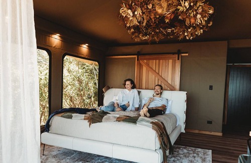 Tata Beach Cabina | Tent Korimako - Luxury Eco Glamping with your own electric Buggy