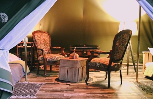 Anduze Otro | TENTE HERISSON BOHEME 4 PERSONNES Camping Lou cantou Cévenol