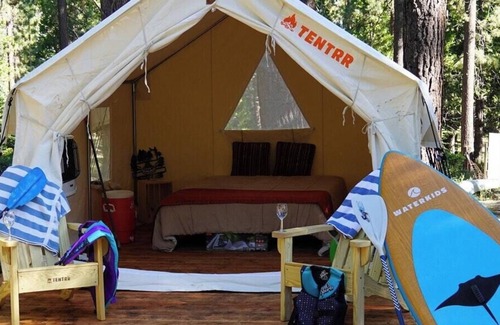 Tahoe Vista Alquiler De RV | Tentrr Signature Site - Tahoe Vista Forest - Aspen Camp Site