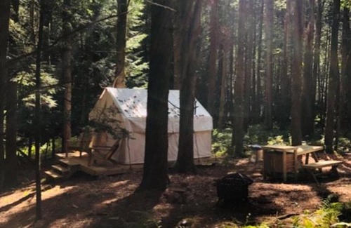Kauneonga Lake Otro | Tentrr Signature Site-Say Hello 2 Heaven at Tentrr Catskill Retreat-Single Camp