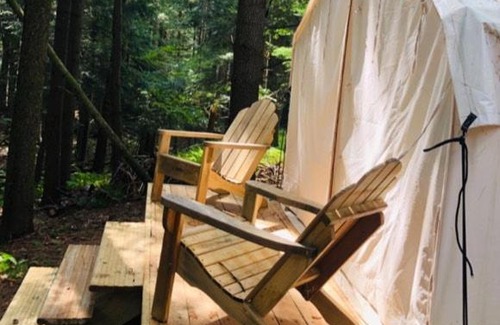 Kauneonga Lake Otro | Tentrr Signature Site-Say Hello 2 Heaven at Tentrr Catskill Retreat-Single Camp
