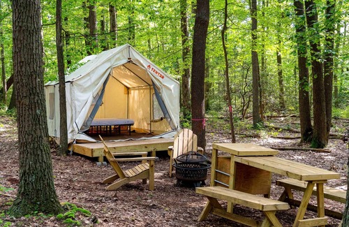 Gans Alquiler De RV | Tentrr State Park Site - WV Coopers Rock State Park - Site I - Single Camp
