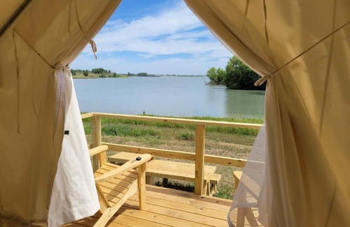 Loup City Otro | Tentrr State Park Site - Nebraska Sherman SRA - Redwood Lakeview B - Single Camp