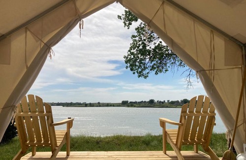 Loup City Otro | Tentrr State Park Site - Nebraska Sherman SRA - East Ridge Lakeview J - Single Camp