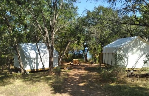 Burnet Alquiler De RV | Tentrr State Park Site - Texas Inks Lake State Park - Site D - Double Camp