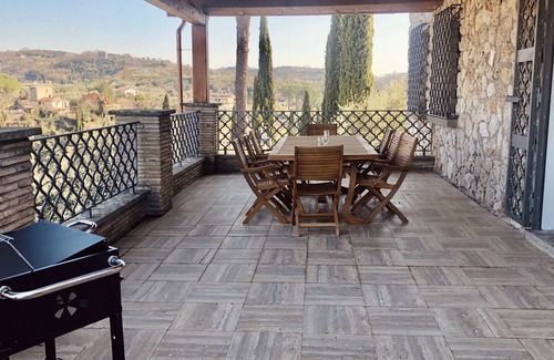 Palombara Sabina Casa | Tenuta San Marco - Unità "La Torretta" - 6+1 Ospiti - Piscina, Giardino, BBQ