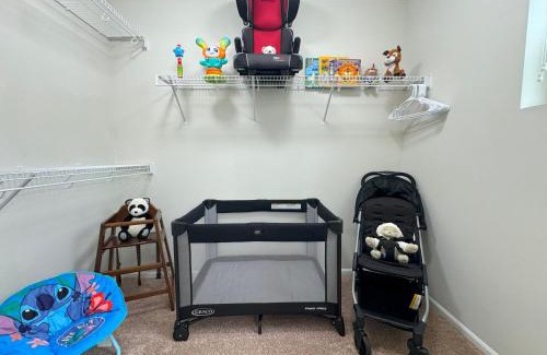 Eastside Casa | Terra House Tacoma - EV Power Station, Crib, Stroller, High Chair