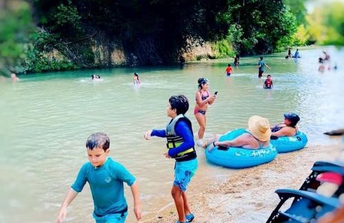 Fentress Otro | Texas Creekside Safari Tent Glamping Perfect for Nature Retreats for Water Sports Enthusiasts