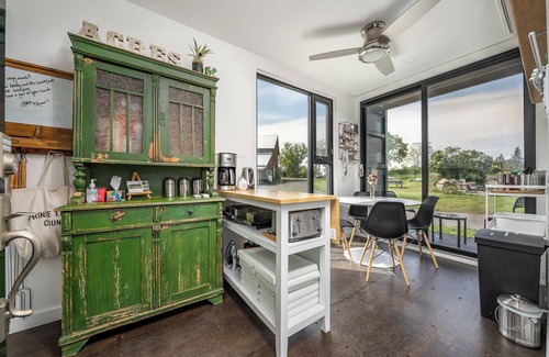 Gilbert Mills Casa | The Acres at High Shore - Shipping Container Suites & Stock Tank Pool
