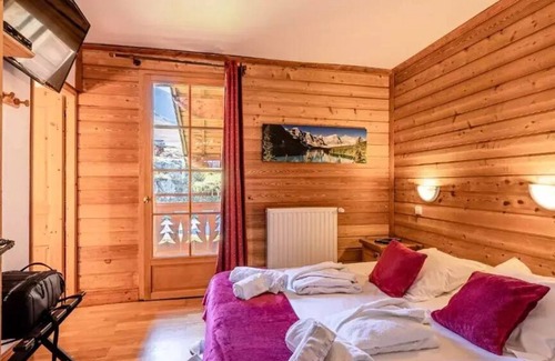 Viel-Alpe Chalet De Esquí | Chalets de l'Altiport - Cabina 6 habitaciones Caba��a - 12 personas