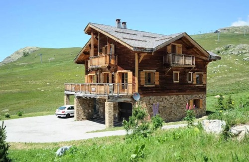 Viel-Alpe Chalet De Esquí | Chalets de l'Altiport - Cabina 6 habitaciones Caba��a - 12 personas