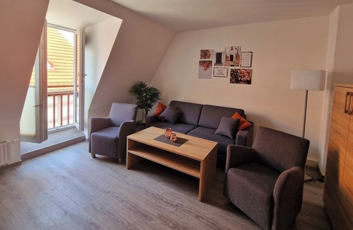 Ueckermuende Apartamento | The apartments are located in the heart of the seaside resort of Ueckermünde.