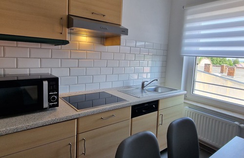 Ueckermuende Apartamento | The apartments are located in the heart of the seaside resort of Ueckermünde.