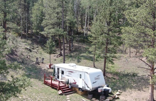 Lake George Casa | Aspen Glen - ¡Un campista acogedor en el bosque!