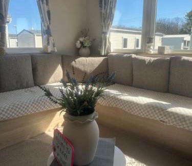 Gronant Complejo | The Aurora van at Presthaven sands holiday park and beach resort in North Wales- 8 berth